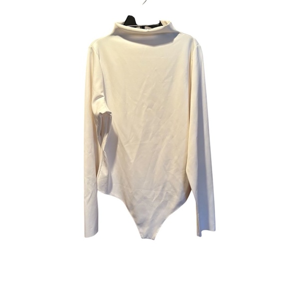 Good American Scuba Funnel Neck Bodysuit in White 2XL - Picture 1 of 5